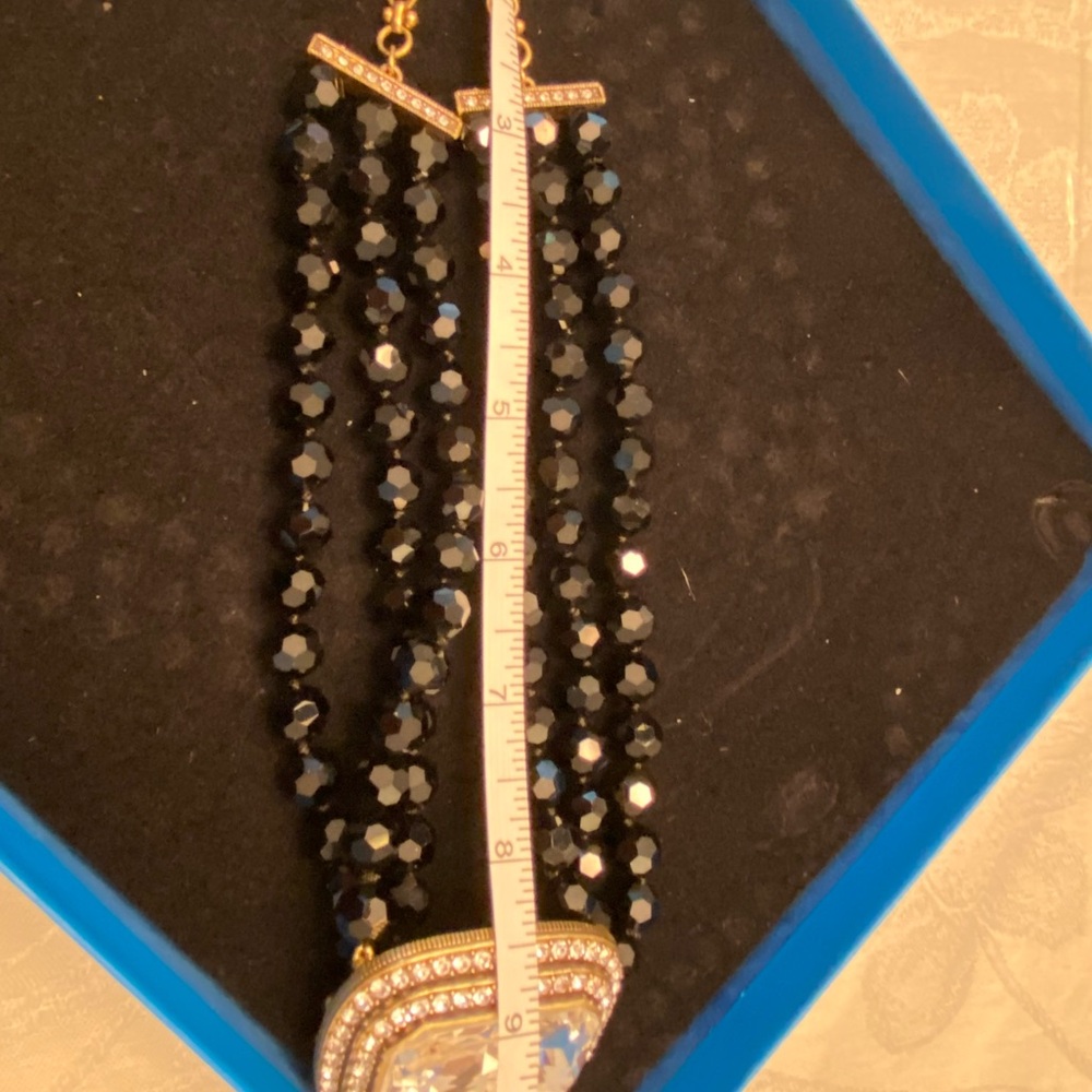 Heidi Daus Tailored to Please Set Black Necklace Bracelet and Earrings - Picture 14 of 15